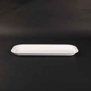 Nhà máy trực tiếp tùy chỉnh in chất lượng cao trắng hình chữ nhật melamine nhựa phục vụ khay bán hàng nóng thực phẩm khay - Product Image 4