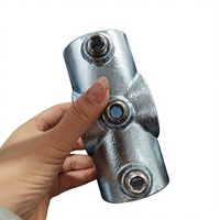 Tuyau en fonte malléable de 48 mm, double galvanisation. Raccords de serrage pour tubes, raccords de tuyauterie structurelle