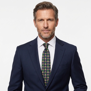 Brandneue Herren-Krawatten aus hochwertigem Polyester mit Karo- und Paisleymuster, modische Krawatten - Product Image 5
