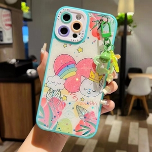 Venta al por mayor Diseño de Moda de buena calidad 2 en 1 TPU y PC estrella pulsera funda de teléfono para iPhone 11 12 <span class=keywords><strong>13</strong></span> 14 15 y <span class=keywords><strong>Android</strong></span> - Product Image 5