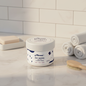 Toallitas limpiadoras suaves no tejidas hipoalergénicas personalizadas OEM/ODM para mascotas, 2 años de vida útil, seguras para limpieza de dientes de ojos y oídos, venta al por mayor - Product Image 6