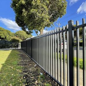 Offre spéciale Design moderne Revêtement en poudre Latte Jardin Cour Clôture Mur extérieur Balcon Clôture à <span class=keywords><strong>lame</strong></span> verticale - Product Image 3