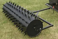 Aérateur de pointes de pelouse 60 ", 126, rouleau de jardin robuste avec roues BM11133