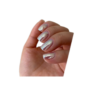 Polvere Acrilica Trasparente <span class=keywords><strong>Rosa</strong></span> Brillante di Lusso Shenghong per Nail Art, Effetto <span class=keywords><strong>Specchio</strong></span> Magico, Effetto Ghiaccio Fatato per Unghie Francesi - Product Image 3