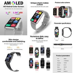 HK72 200mAh IP68 extérieur femme santé Al montre intelligente <span class=keywords><strong>Test</strong></span> de Stress mode multi-sport surveillance de la forme physique montres intelligentes - Product Image 6