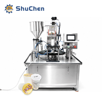 Machine de remplissage et de scellage rotative automatique pour liquides de Shuchen Manufacturer