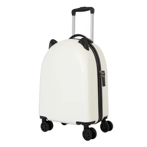 Новое поступление 18 дюймов ABS Дорожный чемодан с мультяшным рисунком чемодан для детей универсальный чехол для колесной Тележки