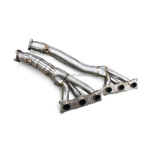 Collecteur d'échappement et downpipe sans catalyseur en acier inoxydable pour BMW Z4 N52 2.5/3.0 2009-2016 – Amélioration haute performance - Product Image 2