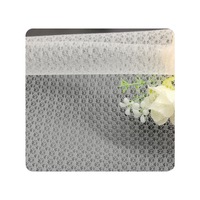 Tissu en maille de nylon blanc 32 g/m² respirant, léger (1 mm), 100 % nylon, pour robes de soirée et robes à paillettes, tissu tulle, tissu dentelle