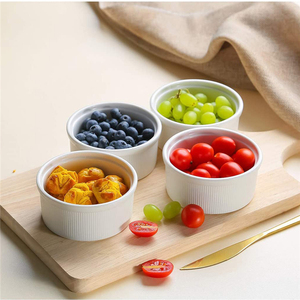 Hot Selling Modern Home Hotel Restaurant Ovenschaal Goedkope Witte Keramische Ramekins - Product Image 1