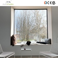 Portes et fenêtres en aluminium avec verre Low-E isolant, sur mesure, conformes aux normes NFRC américaines, à cadre fixe, pour salon