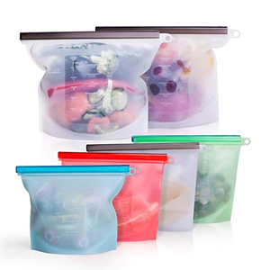 Sac de conservation alimentaire en silicone réutilisable à fermeture hermétique sous vide - Product Image 4