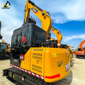 Mini-excavatrice sur chenilles compacte et puissante Sany SY75 d'occasion avec moteur Isuzu, godet de 0,3 m³, puissance de 43 kW pour projets de petite envergure - Product Image 2