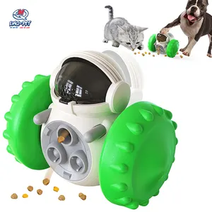 Игрушка-неваляшка для домашних животных, головоломка, мяч-Кормушка для медленной утечки еды, игрушки для домашних животных, кошек, собак, без электрической игрушки-пазл для собак