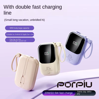 Mini banques d'alimentation portables haute capacité 20000Mah Power Bank PD22.5W charge rapide type-c 10000mah Power Bank pour l'extérieur