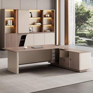 <span class=keywords><strong>Bureau</strong></span> de direction moderne, table de <span class=keywords><strong>bureau</strong></span>, <span class=keywords><strong>grande</strong></span> table de <span class=keywords><strong>bureau</strong></span> avec élégant panneau <span class=keywords><strong>en</strong></span> acier inoxydable et <span class=keywords><strong>en</strong></span> <span class=keywords><strong>bois</strong></span>, fabriqué <span class=keywords><strong>en</strong></span> panneau mélaminé - Product Image 3