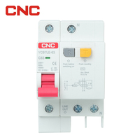 Disjoncteur à courant résiduel RCOB ÉLECTRIQUE CNC 2P 4P Chint RCCB MCB 32A Double pôle 63A RCCD RCBO