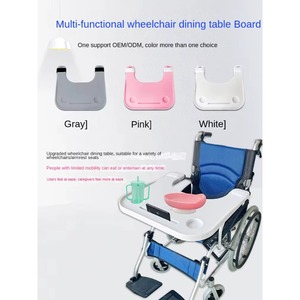 Wheelchair Dinning Tray clear <b>Table</b> Board Height <b>Adjustable</b> - Product Image 3