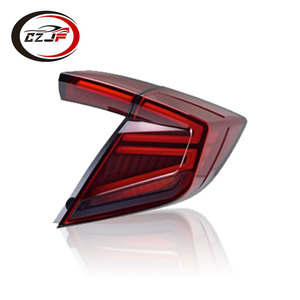 Czjf ไฟท้าย LED ดัดแปลงใหม่สำหรับ Honda <span class=keywords><strong>Civic</strong></span> <span class=keywords><strong>hatchback</strong></span> 2016 2017 2018 <span class=keywords><strong>2019</strong></span>ไฟเบรกเลี้ยวสีแดง2020 - Product Image 4