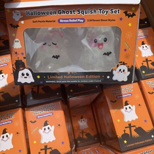 Juguete de Peluche Transparente de Vaseline con Forma de Fantasma para Halloween, Juguete Antiestrés de Rebote Lento para Aliviar la Ansiedad - Product Image 2