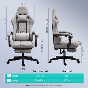 Silla <span class=keywords><strong>de</strong></span> juego <span class=keywords><strong>de</strong></span> espuma, silla <span class=keywords><strong>de</strong></span> <span class=keywords><strong>escritorio</strong></span> barata, silla ejecutiva para jugadores <span class=keywords><strong>de</strong></span> ordenador, silla <span class=keywords><strong>de</strong></span> juego <span class=keywords><strong>de</strong></span> estilo <span class=keywords><strong>de</strong></span> carreras suave con reposacabezas - Product Image 3