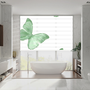 Stores à motif zèbre imprimés <span class=keywords><strong>jour</strong></span> <span class=keywords><strong>et</strong></span> <span class=keywords><strong>nuit</strong></span>, stores occultants filtrant la lumière, tissu double couche, motif personnalisé, couverture de fenêtre - Product Image 5