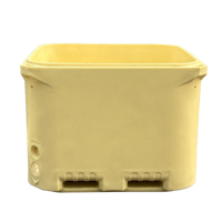 Bac à poisson rotomoulé 850L UV15 anti-vieillissement, -40°C ° Sac isotherme C résistant pour la chaîne du froid