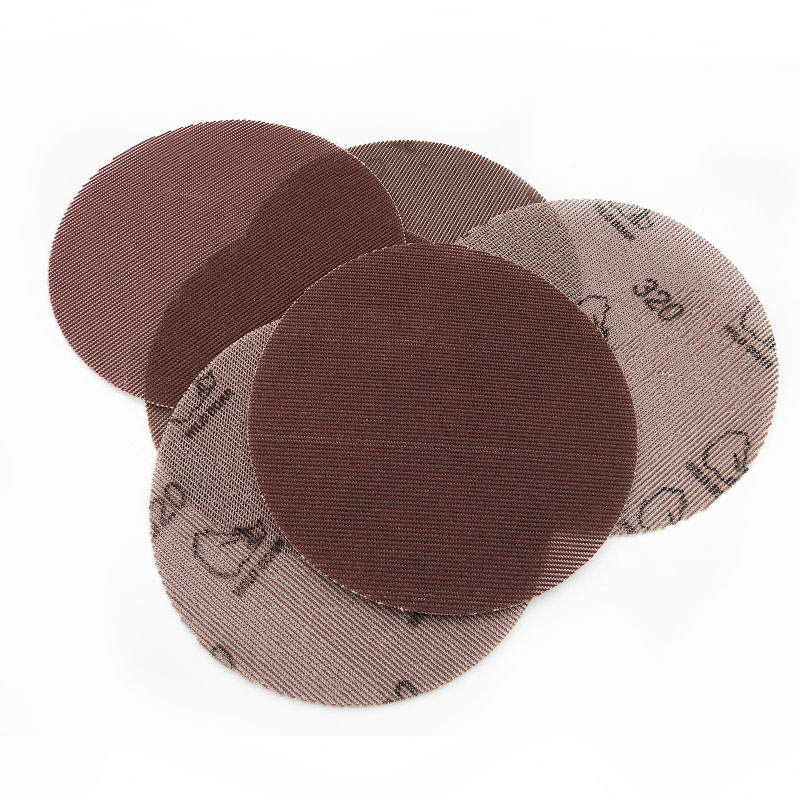 150 мм 6 дюймов Сетки Структурированных оксид алюминия наждачной бумаги Сухой Шлифовки рассеивания тепла, защита от пыли от 80 до 1000 грит абразивный шлифовальный диск