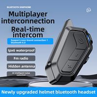 Interphone multi-personnes en temps réel pour casque, radio FM, partage de musique inter-marques, connexion