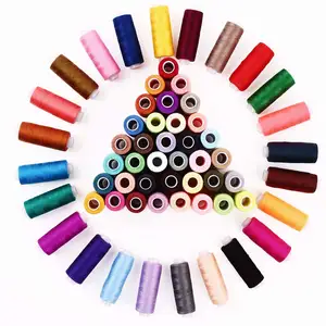 manufacturer small coil 40/2 super quality 100% polyester sewing thread for homemade