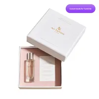 Boîte à parfum et huiles essentielles personnalisées, boîte rigide magnétique avec couvercle rabattable, emballage cadeau en papier avec taille personnalisée