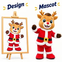 Costume de mascotte gonflable géant de bonhomme de neige pour adulte unisexe, design amusant et ambulant pour fête de Noël