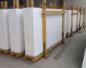 Calacatta Đá Cẩm Thạch Trắng Lớn Tĩnh Mạch Thiết Kế Đá Tấm Thạch Anh Bề Mặt Rắn Countertop Nhân Tạo Đá Thạch Anh Với Giá Thấp - Product Image 4