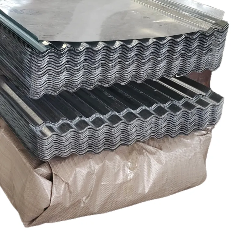 Peso del contenedor de 8 pies de calibre transparente 26 chapa de hierro corrugado de acero galvanizado chapa para techos de zinc Corruga galvanizado