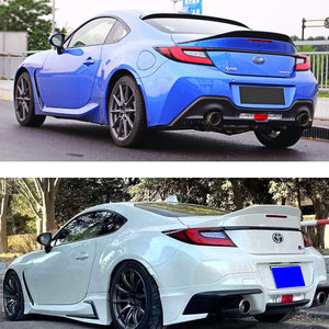 Aileron arrière noir brillant en fibre de carbone texturée ABS pour Subaru BRZ Toyota GR86 2020-2024 - Product Image 4