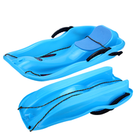 Tube de luge en plastique professionnel pour le ski, le sable, l'herbe, les adultes et les enfants, sport de plein air, durable et épaissi