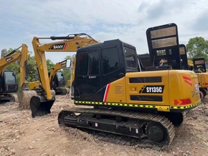 SANY Pelles sur chenilles d'occasion SY135C SY95C SY155C en bon état avec vente de machines à creuser à noyau de moteur à bas prix - Product Image 3