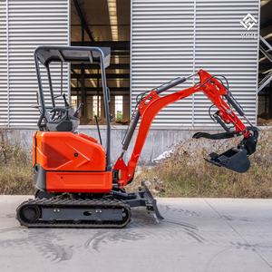 1,6t Mini-rupsgraafmachine voor boomgaard, boerderij, vijvergravering, woningbouw, renovatiewerkzaamheden, Euro 5 CE EPA gecertificeerd - Product Image 4