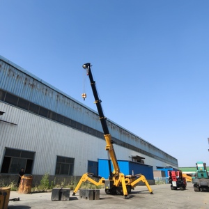 Chất lượng cao 3ton Spider xách tay Lift Crane điều khiển từ xa thủy lực Telescopic gấp Spider Crane - Product Image 6