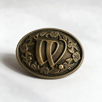 Boucle de ceinture de cowboy western gravée sur mesure, construction en alliage de zinc, boucle vintage adaptée à une large gamme de ceintures en cuir
