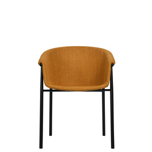 Hiện đại Bắc Âu bọc ghế ăn PP + kim loại + bọt + vải ghế ăn - Product Image 4