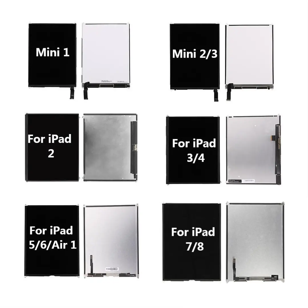 Produsen Lcd Ponsel untuk Ipad Digitizer Pengganti Ipad Lcd 2 3 4 5 6 7 8 Air Mini 1 2 3 A2197