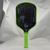 Raquette de pickleball thermoformée modèle Statue de la Liberté, fibre de carbone T700, qualité professionnelle, 230g, 41.9cm, best-seller transfrontalier