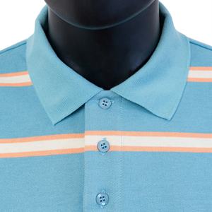 TOPSHOW Vente en gros de vêtements, t-shirt pour homme de haute qualité avec logo brodé, 100% coton, polo à manches longues pour homme - Product Image 2