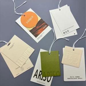 Customized high-end clothing tags, luxurious and simple trademarks - Product Image 5