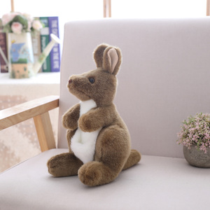 Jouets en peluche mignons <span class=keywords><strong>kangourou</strong></span> <span class=keywords><strong>maman</strong></span> et bébé CE/ASTM, animaux en peluche personnalisés, jouet en peluche pour bébé - Product Image 2