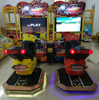 Simulateur de haute qualité Arcade Super Bike 2 Jeux Machines de course de moto TT pour la ville de divertissement