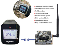 Alarma con Sensor de Movimiento de Largo Alcance de 150 Metros, 1 Detector de Movimiento, 3 Sensores de Movimiento Olymbros Z3, CMOS de 75 Colores para Interiores y Exteriores