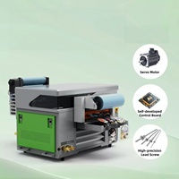 Imprimante jet d'encre UV DTF semi-automatique A3 pour XP600 4060, machine à étiquettes autocollantes en cristal, encre blanche, vernis, 2880 DPI, imprimante à rouleaux