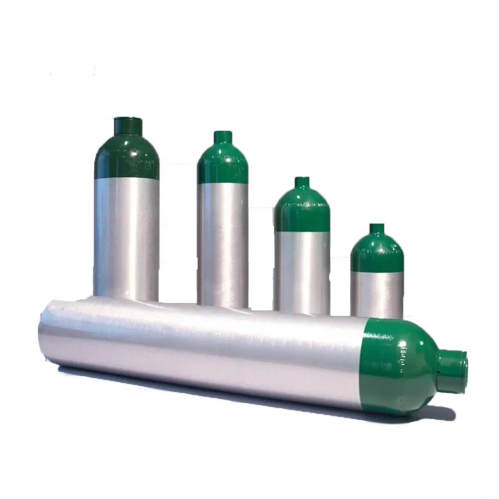 HG-IG 2l/4l/10l Zuurstof Aluminium Draagbare Gascilinder Medische Zuurstofcilinder Met Tuv, Bv, Ce